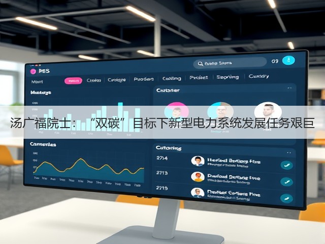 汤广福院士：“双碳”目标下新型电力系统发展任务艰巨(图1)