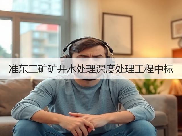 准东二矿矿井水处理深度处理工程中标(图1) 准东二矿矿井水处理深度处理工程中标(图1)