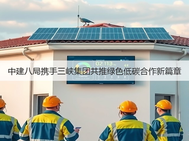 中建八局携手三峡集团共推绿色低碳合作新篇章(图3)