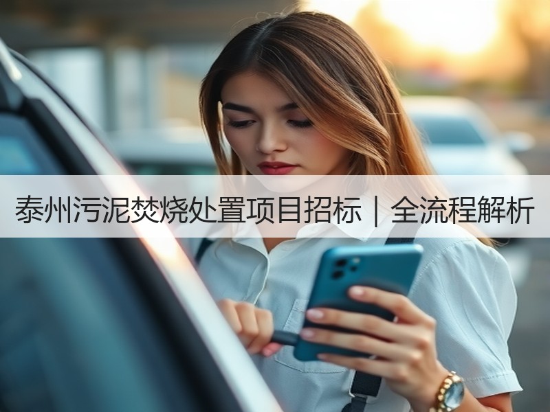泰州污泥焚烧处置项目招标｜全流程解析