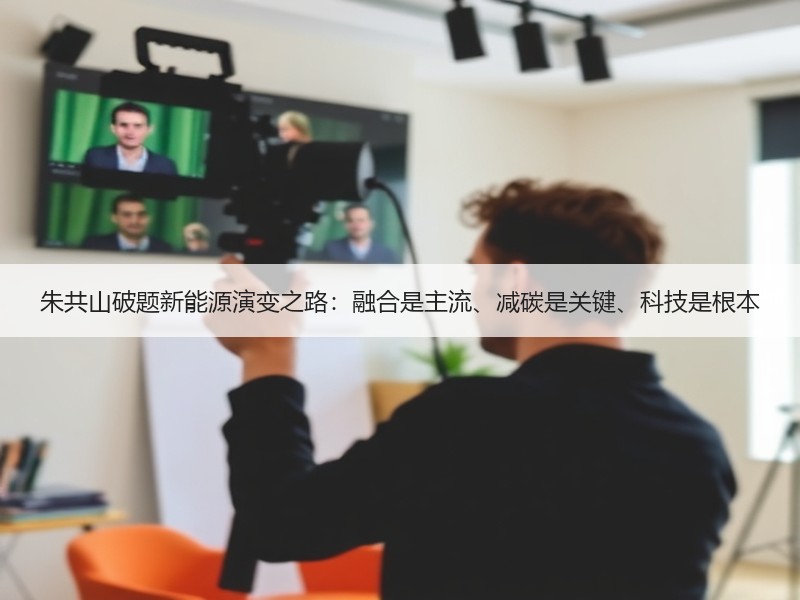 朱共山破题新能源演变之路：融合是主流、减碳是关键、科技是根本