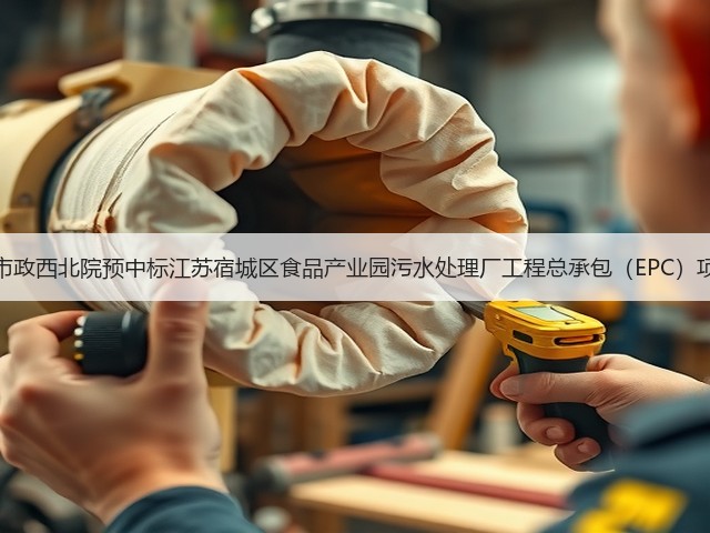 中国市政西北院预中标江苏宿城区食品产业园污水处理厂工程总承包(EPC)项目!(图3) 中国市政西北院预中标江苏宿城区食品产业园污水处理厂工程总承包(EPC)项目!(图3)