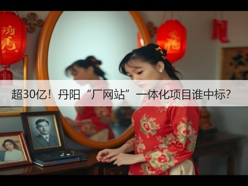超30亿!丹阳“厂网站”一体化项目谁中标? 超30亿!丹阳“厂网站”一体化项目谁中标?