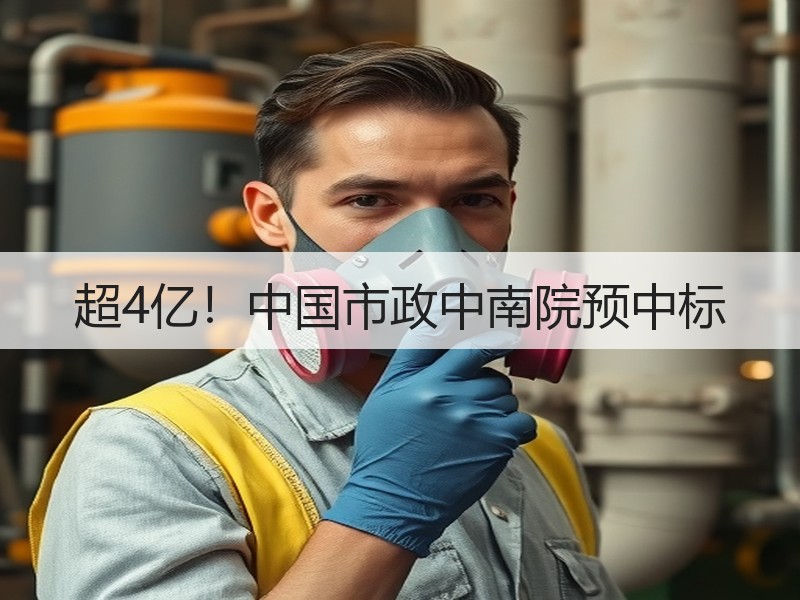 超4亿！中国市政中南院预中标