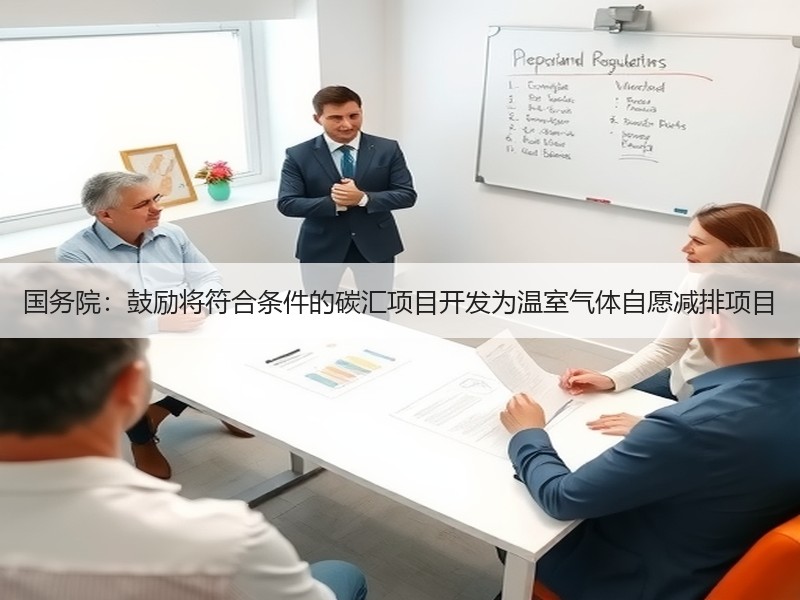 国务院：鼓励将符合条件的碳汇项目开发为温室气体自愿减排项目