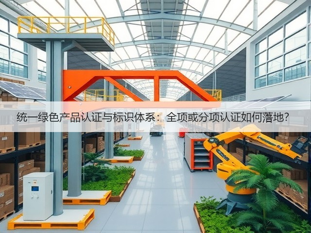 统一绿色产品认证与标识体系:全项或分项认证如何落地?(图1) 统一绿色产品认证与标识体系:全项或分项认证如何落地?(图1)