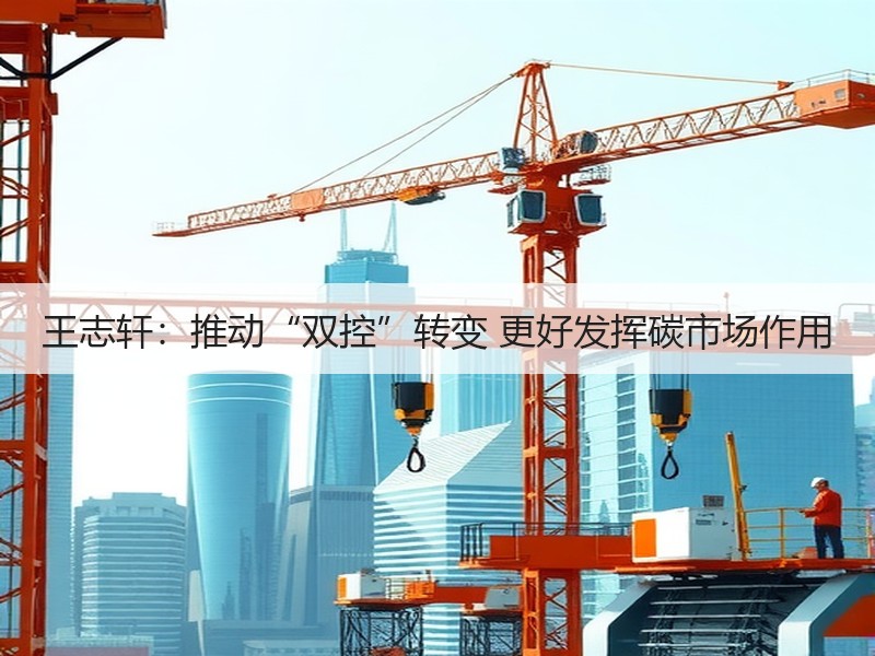 王志轩：推动“双控”转变 更好发挥碳市场作用