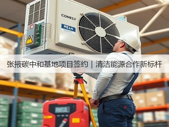张掖碳中和基地项目签约｜清洁能源合作新标杆(图2)