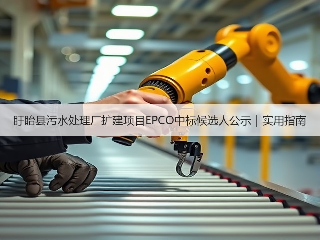 盱眙县污水处理厂扩建项目EPCO中标候选人公示|实用指南(图2) 盱眙县污水处理厂扩建项目EPCO中标候选人公示|实用指南(图2)