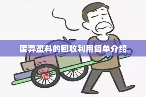 废弃塑料的回收利用简单介绍